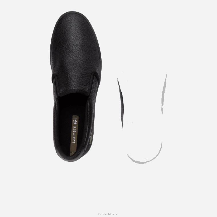 hombres Lacoste blanco y negro 312 tenis jouer sin cordones N6XZ21885