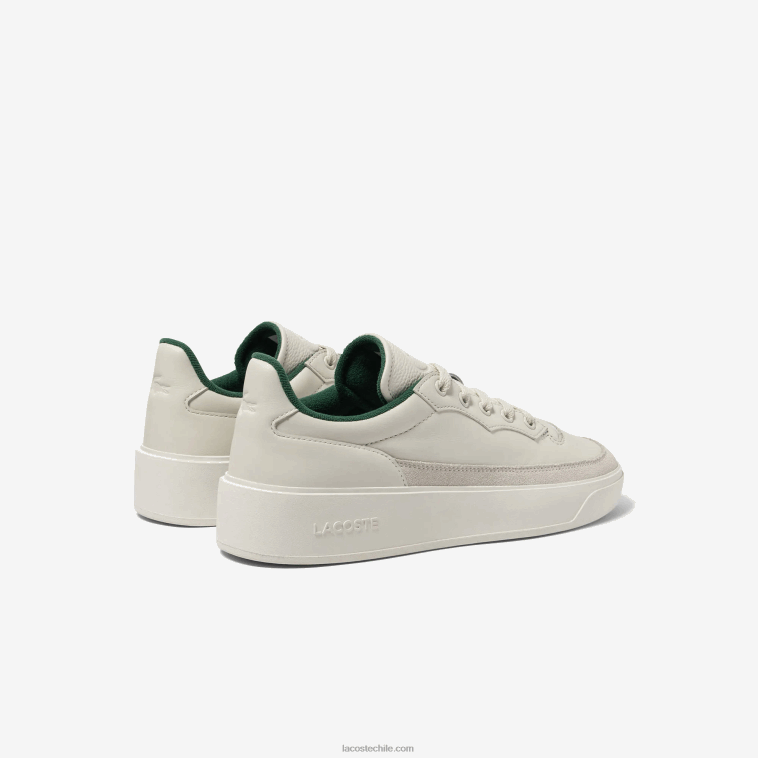 hombres Lacoste blanquecino 18c tenis g80 club de cuero a tono N6XZ21739