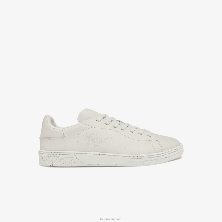 hombres Lacoste blanquecino 18c zapatillas Court Zero de piel N6XZ21873