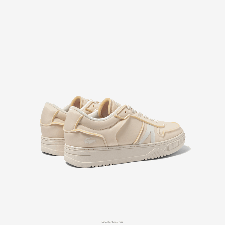 hombres Lacoste blanquecino 18c zapatillas l001 de tejido artesanal N6XZ21746