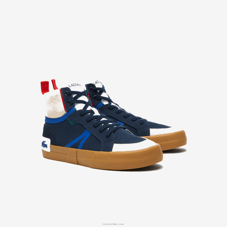 hombres Lacoste chicle azul marino gu1 zapatillas l004 N6XZ21786