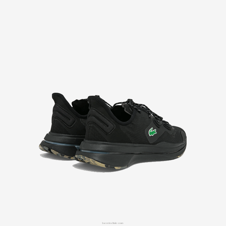 hombres Lacoste negro 02h zapatillas run spin ultra gtx textil N6XZ21838