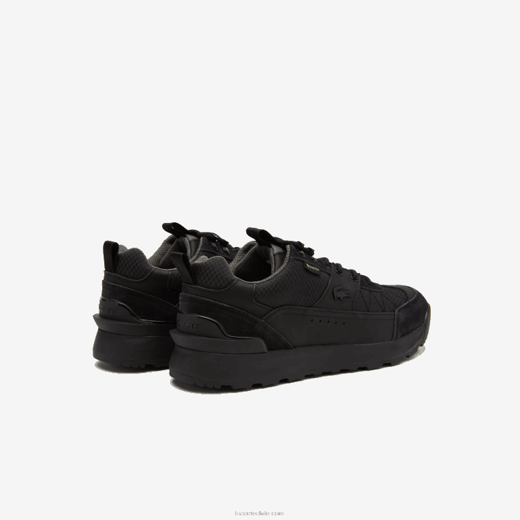 hombres Lacoste negro 02h zapatillas urban breaker lo gtx textil y piel N6XZ21864