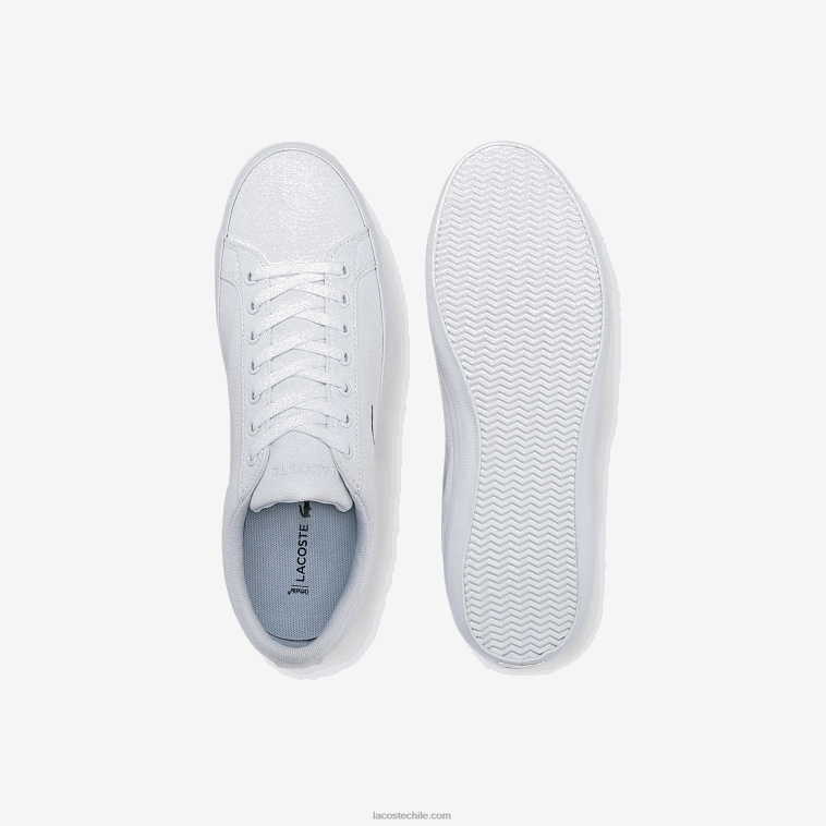 hombres Lacoste blanco 001 tenis Lerond N6XZ21907