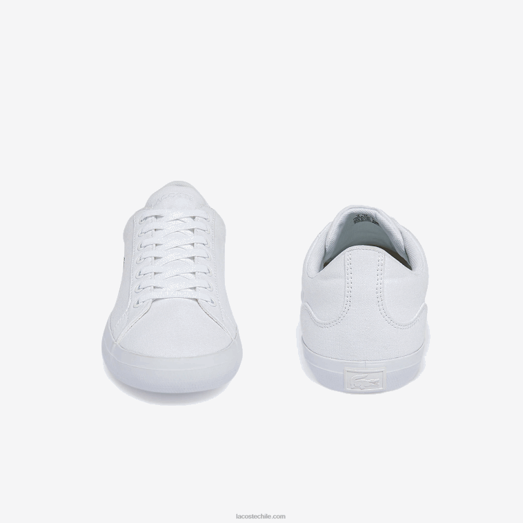hombres Lacoste blanco 001 tenis Lerond N6XZ21907