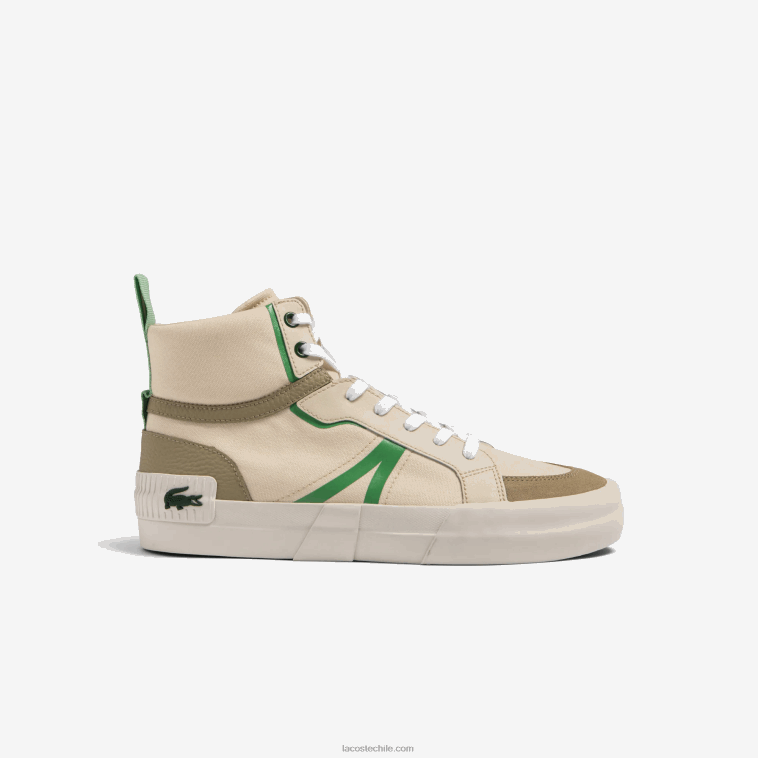 hombres Lacoste bronceado/verde af6 zapatillas l004 de tejido medio N6XZ21753 hombres Lacoste bronceado/verde af6 zapatillas l004 de tejido medio N6XZ21753