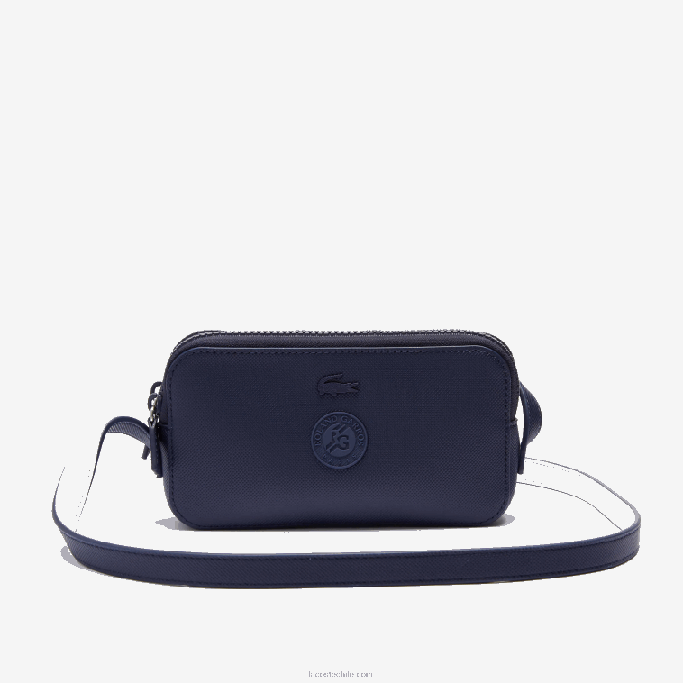 mujer Lacoste 21 estuche para smartphone con cremallera y correa para el hombro de edición francesa abierta N6XZ22844