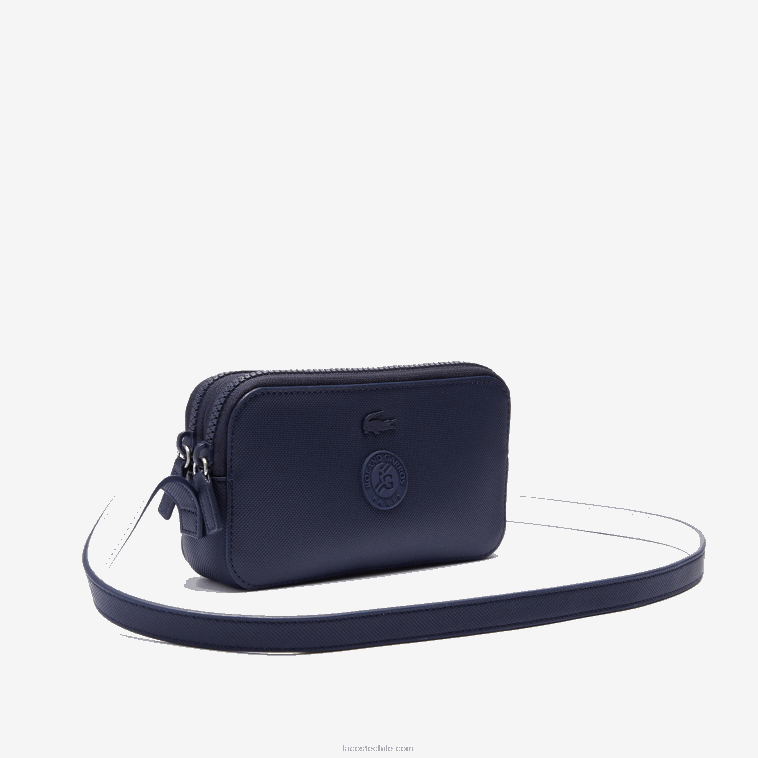 mujer Lacoste 21 estuche para smartphone con cremallera y correa para el hombro de edición francesa abierta N6XZ22844