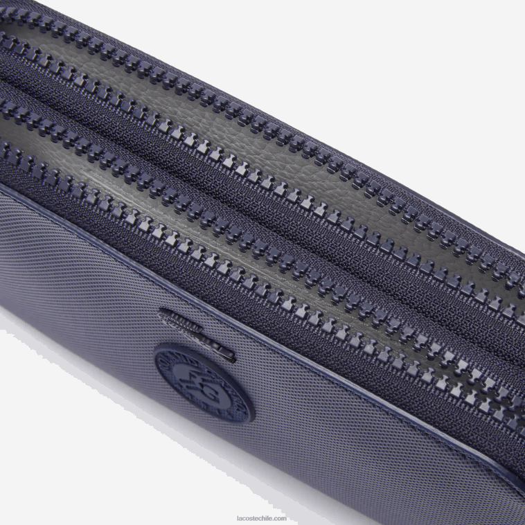 mujer Lacoste 21 estuche para smartphone con cremallera y correa para el hombro de edición francesa abierta N6XZ22844