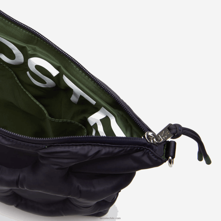 mujer Lacoste abimes l24 bolsa crossover capitonada con efecto de pelota de golf N6XZ22866