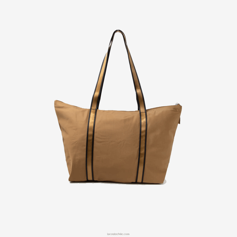 mujer Lacoste frondoso negro l20 bolso de compras plegable N6XZ22826