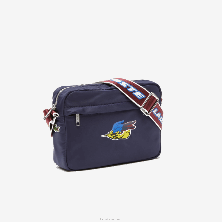 mujer Lacoste marina 166 andrinopla l27 bolso cruzado con logo N6XZ22875
