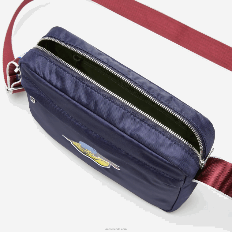 mujer Lacoste marina 166 andrinopla l27 bolso cruzado con logo N6XZ22875
