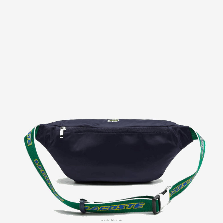 mujer Lacoste marina 166 jardín l28 bolsa de insignias con efecto de cómic N6XZ22028