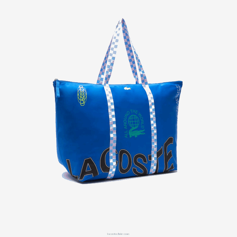 mujer Lacoste marina por todas partes l09 bolsa de fin de semana plegable N6XZ22850