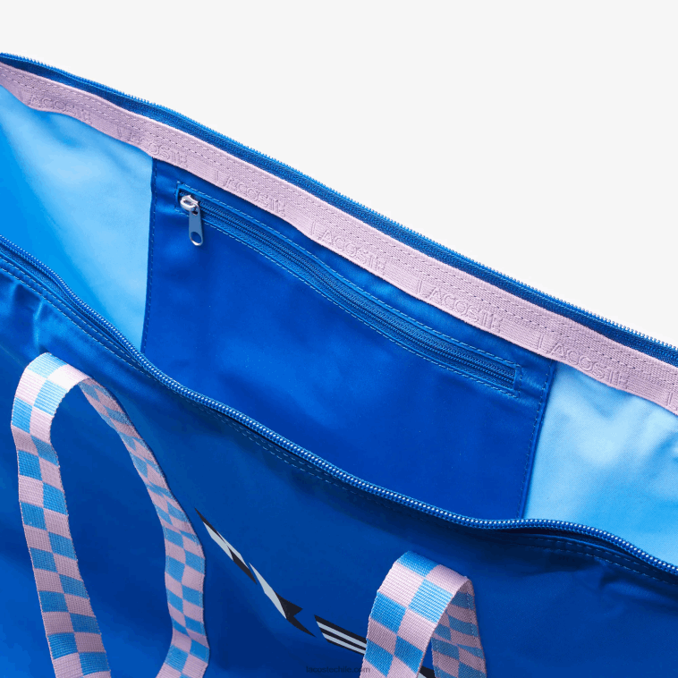 mujer Lacoste marina por todas partes l09 bolsa de fin de semana plegable N6XZ22850