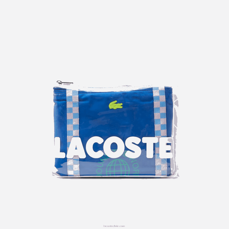 mujer Lacoste marina por todas partes l09 bolsa de fin de semana plegable N6XZ22850