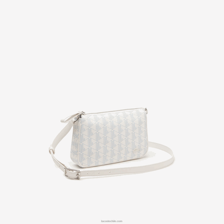 mujer Lacoste mono farine panorama l58 bolsa crossbody con monograma estampado N6XZ22800