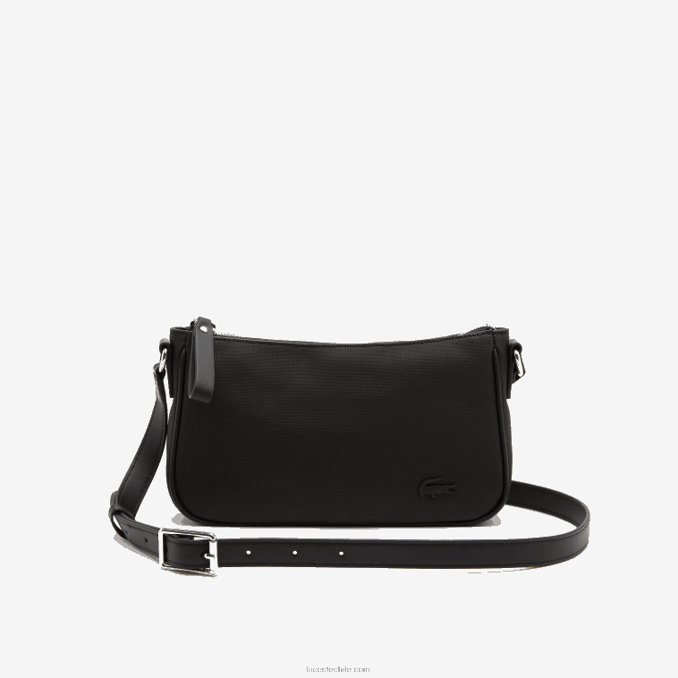 mujer Lacoste negro 000 bolsa crossbody con correa ajustable N6XZ22799