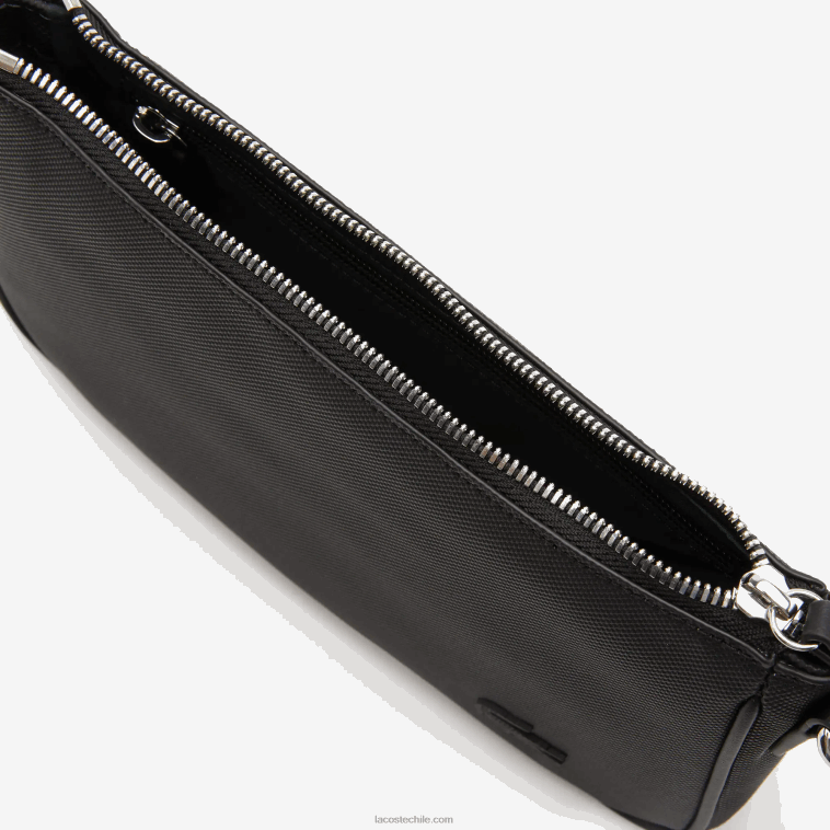 mujer Lacoste negro 000 bolsa crossbody con correa ajustable N6XZ22799