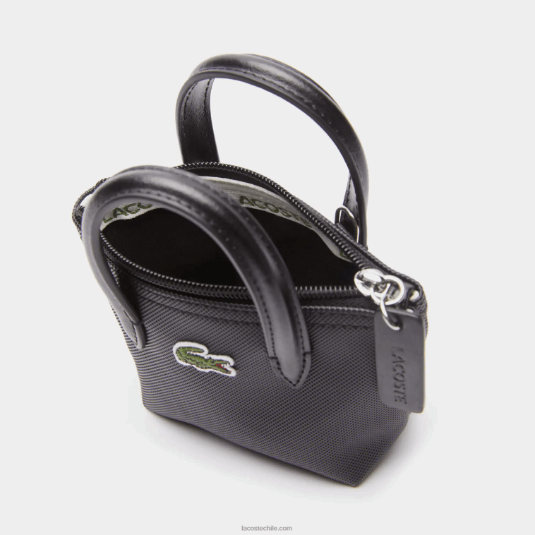 mujer Lacoste negro 000 l.12.12 bolsa de compras con correa para el hombro desmontable N6XZ22886