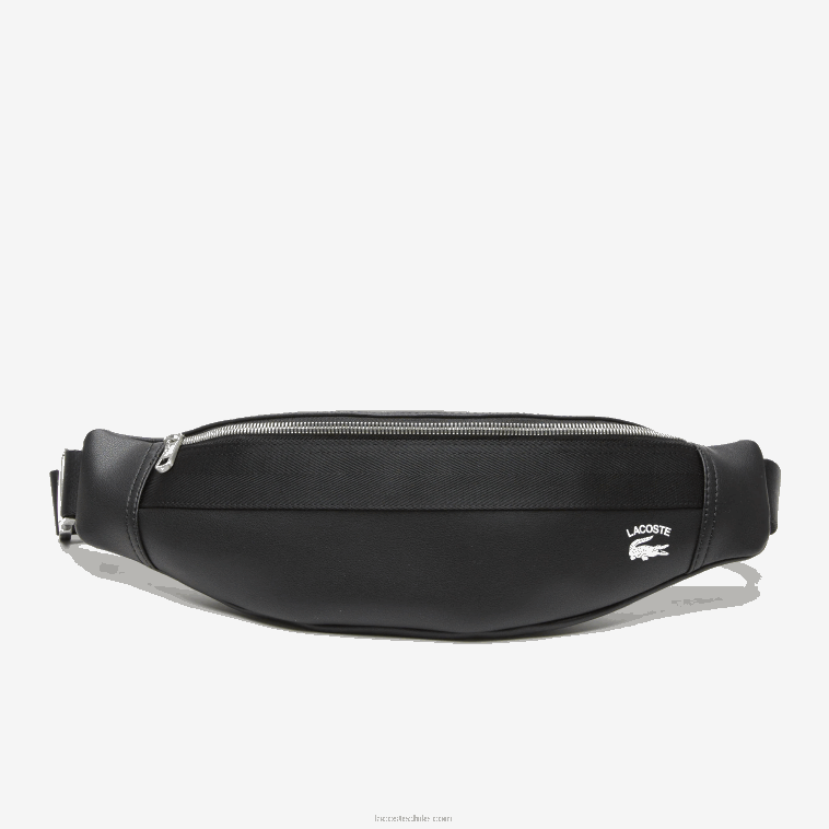mujer Lacoste negro 000 riñonera coordinada en contraste N6XZ22062