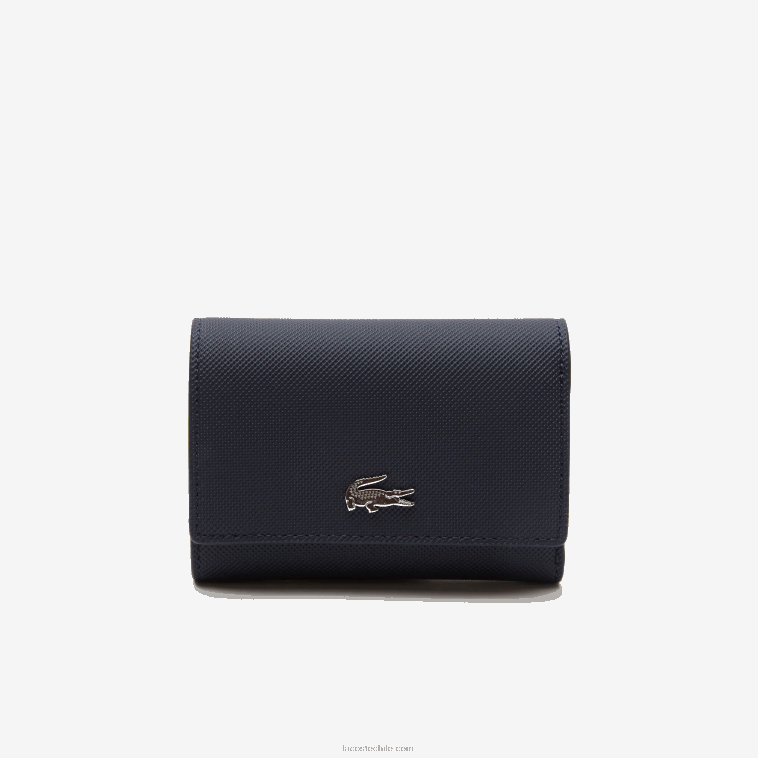 mujer Lacoste marino 166 colorete b50 cartera con cierre a presión anna N6XZ22815 mujer Lacoste marino 166 colorete b50 cartera con cierre a presión anna N6XZ22815