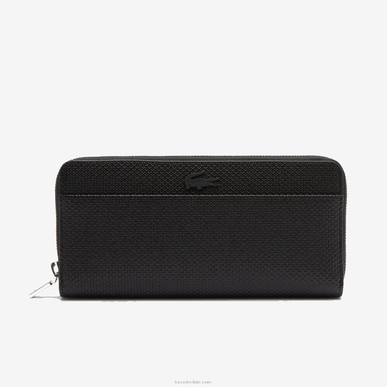 mujer Lacoste negro 000 Cartera grande de piel piqué con cremallera chantaco N6XZ22891 mujer Lacoste negro 000 Cartera grande de piel piqué con cremallera chantaco N6XZ22891
