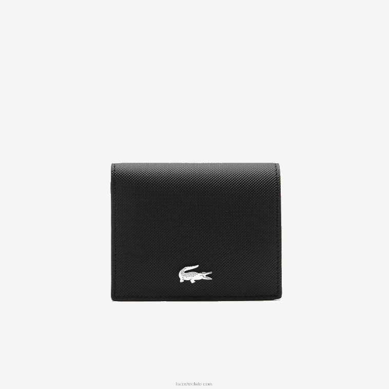 mujer Lacoste negro krema a91 cartera plegable pequeña anna N6XZ22840 mujer Lacoste negro krema a91 cartera plegable pequeña anna N6XZ22840