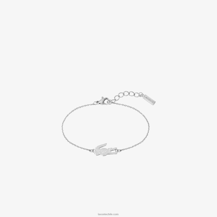 mujer Lacoste plata 045 pulsera de cocodrilo N6XZ22902 mujer Lacoste plata 045 pulsera de cocodrilo N6XZ22902