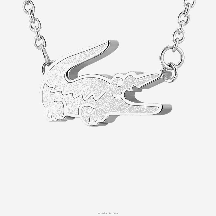 mujer Lacoste plata 045 pulsera de cocodrilo N6XZ22902