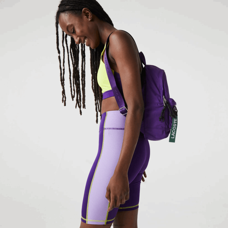 mujer Lacoste samui k66 mochila con tirador y parche de la firma N6XZ22862