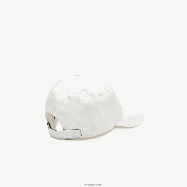 mujer Lacoste blanco 70v gorra vintage con estampado de cocodrilo N6XZ22897