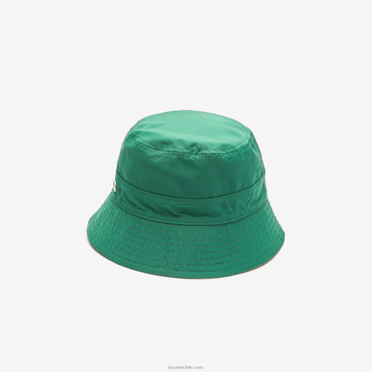 mujer Lacoste epp verde beige Cubo reversible macizo o de cheques heritage N6XZ22929