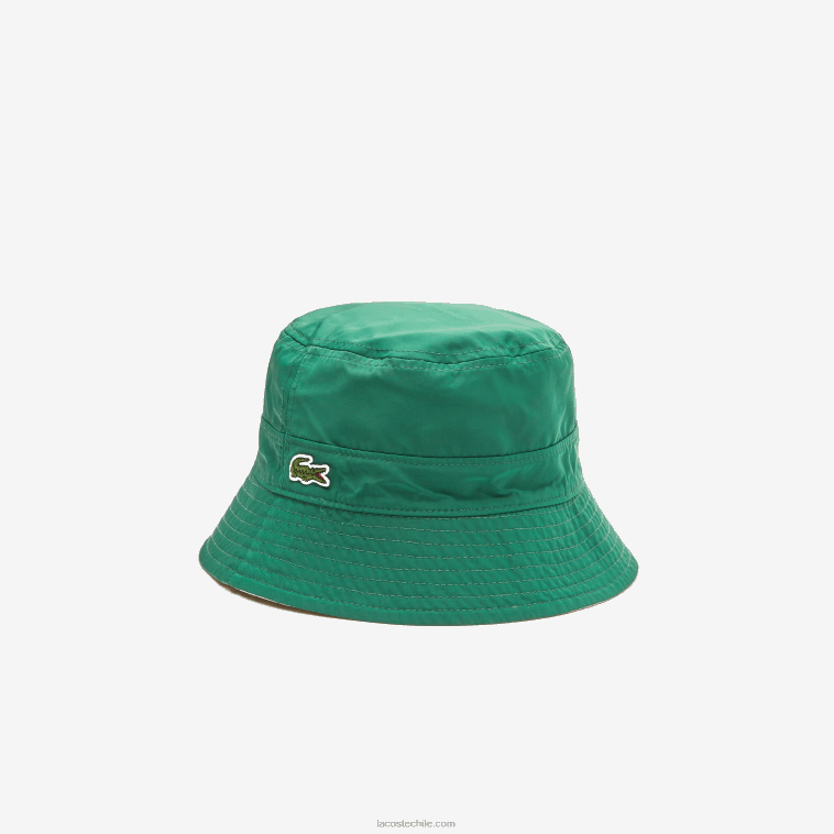 mujer Lacoste epp verde beige Cubo reversible macizo o de cheques heritage N6XZ22929