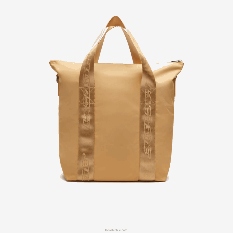 mujer Lacoste pastilla de alondra m01 tote con logo en contraste N6XZ22762