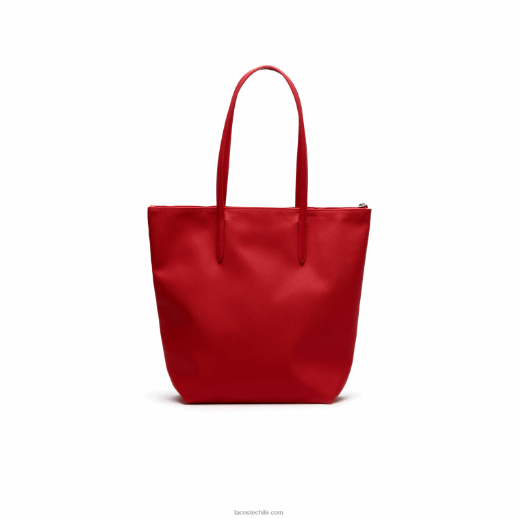 mujer Lacoste rosa virtual 185 bolso shopper l.12.12 concept con cremallera vertical N6XZ22836