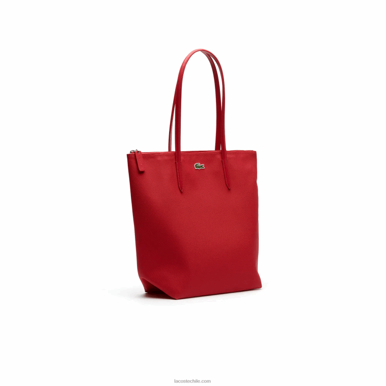 mujer Lacoste rosa virtual 185 bolso shopper l.12.12 concept con cremallera vertical N6XZ22836