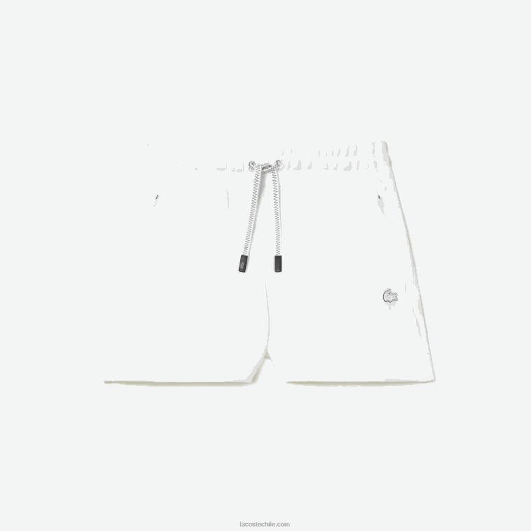 mujer Lacoste blanco 001 pantalones cortos lisos N6XZ22445