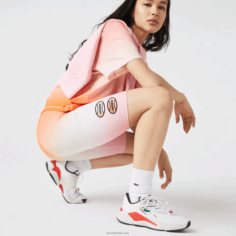 mujer Lacoste rosa blanco naranja dfk shorts ciclistas degradados sport summer pack N6XZ22661 mujer Lacoste rosa blanco naranja dfk shorts ciclistas degradados sport summer pack N6XZ22661
