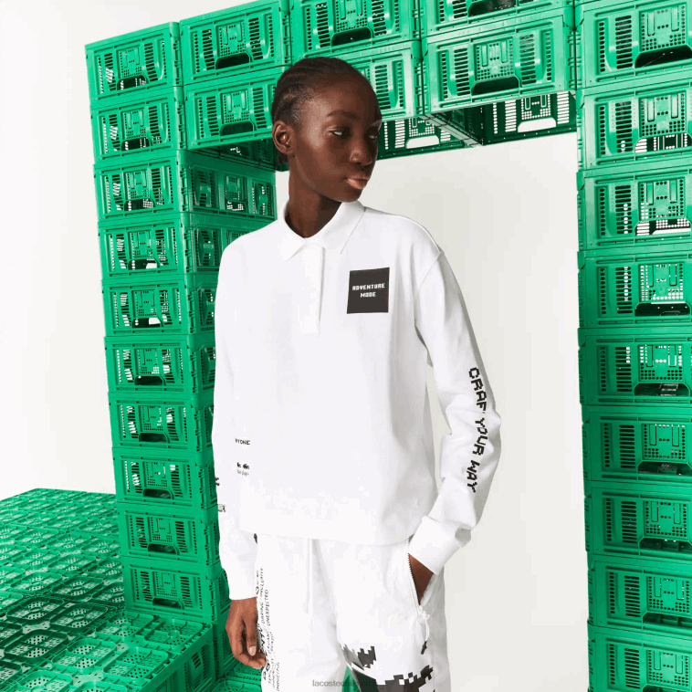 mujer Lacoste blanco 001 polo extragrande de algodón live x minecraft N6XZ22523 mujer Lacoste blanco 001 polo extragrande de algodón live x minecraft N6XZ22523