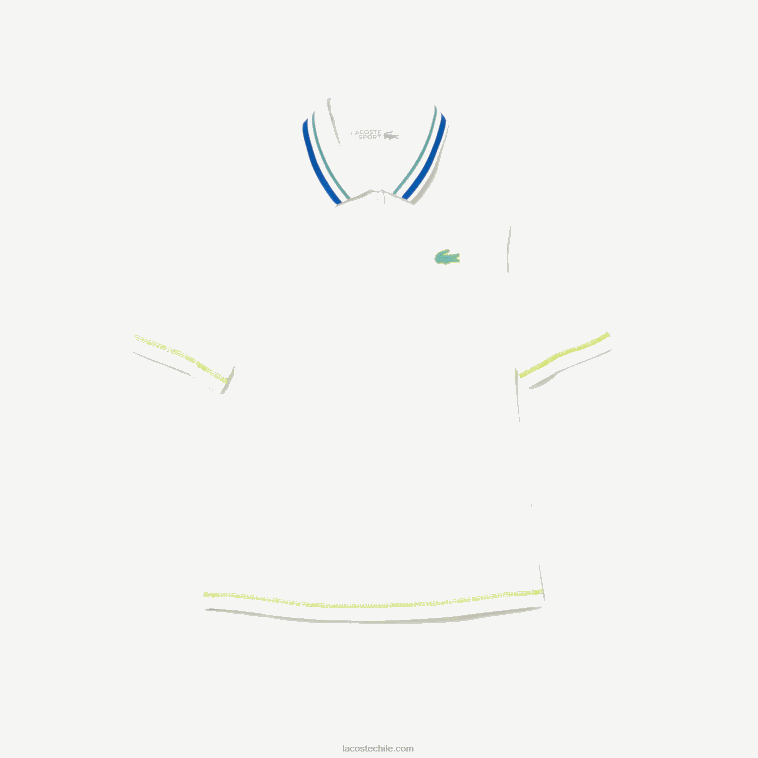 mujer Lacoste blanco 70v Polo piqué ultra-dry de tenis N6XZ22366