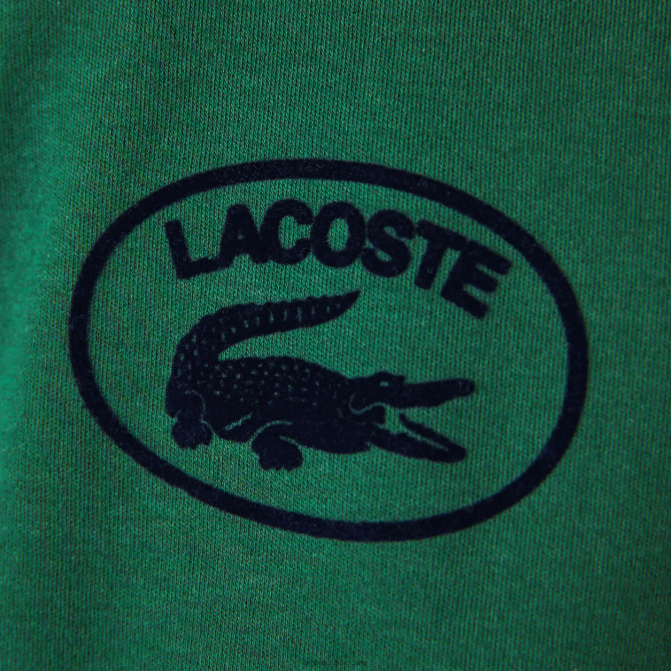 mujer Lacoste verde 132 camiseta holgada de algodón orgánico N6XZ22608