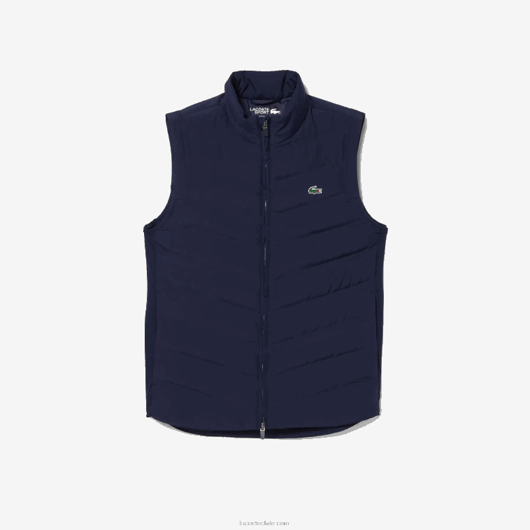 mujer Lacoste azul marino 423 chaleco deportivo de golf acolchado N6XZ22630