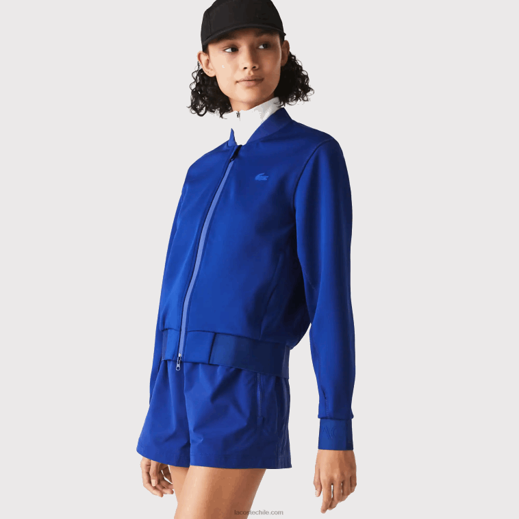 mujer Lacoste bdm azul chamarra de peluche elástica de dos capas N6XZ22625 mujer Lacoste bdm azul chamarra de peluche elástica de dos capas N6XZ22625