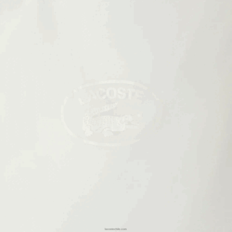 mujer Lacoste blanco 70v chaqueta larga reversible repelente al agua N6XZ22614