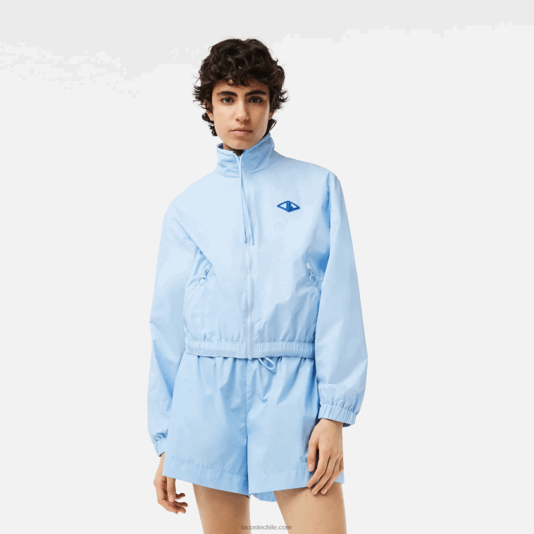 mujer Lacoste hbp azul chamarra deportiva con monograma estampado N6XZ22440 mujer Lacoste hbp azul chamarra deportiva con monograma estampado N6XZ22440