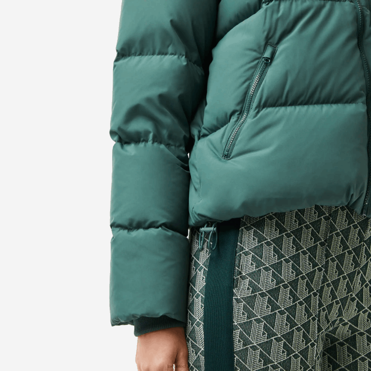 mujer Lacoste verde 5hx chaqueta acolchada plegable N6XZ22615