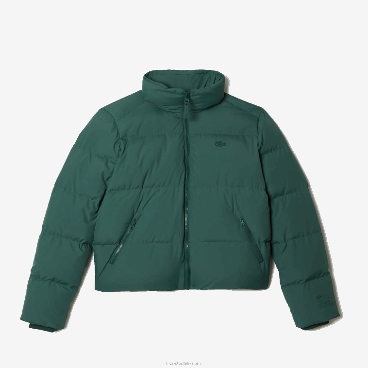 mujer Lacoste verde 5hx chaqueta acolchada plegable N6XZ22615