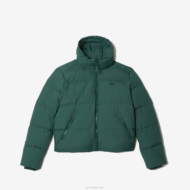 mujer Lacoste verde 5hx chaqueta acolchada plegable N6XZ22615